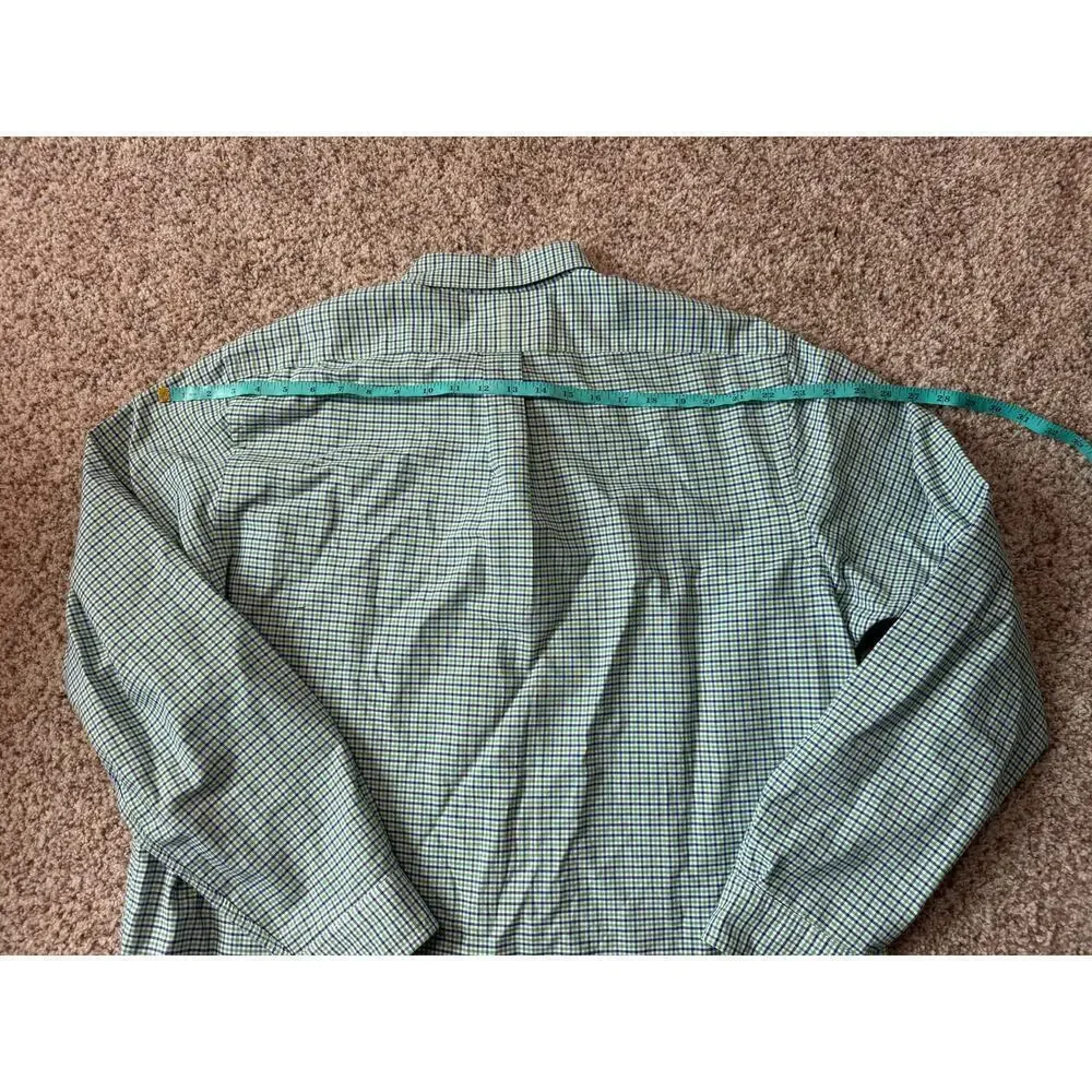 POLO by Ralph Lauren Long Sleeve Dress shirt, size XL, Blue & Green Plaid
